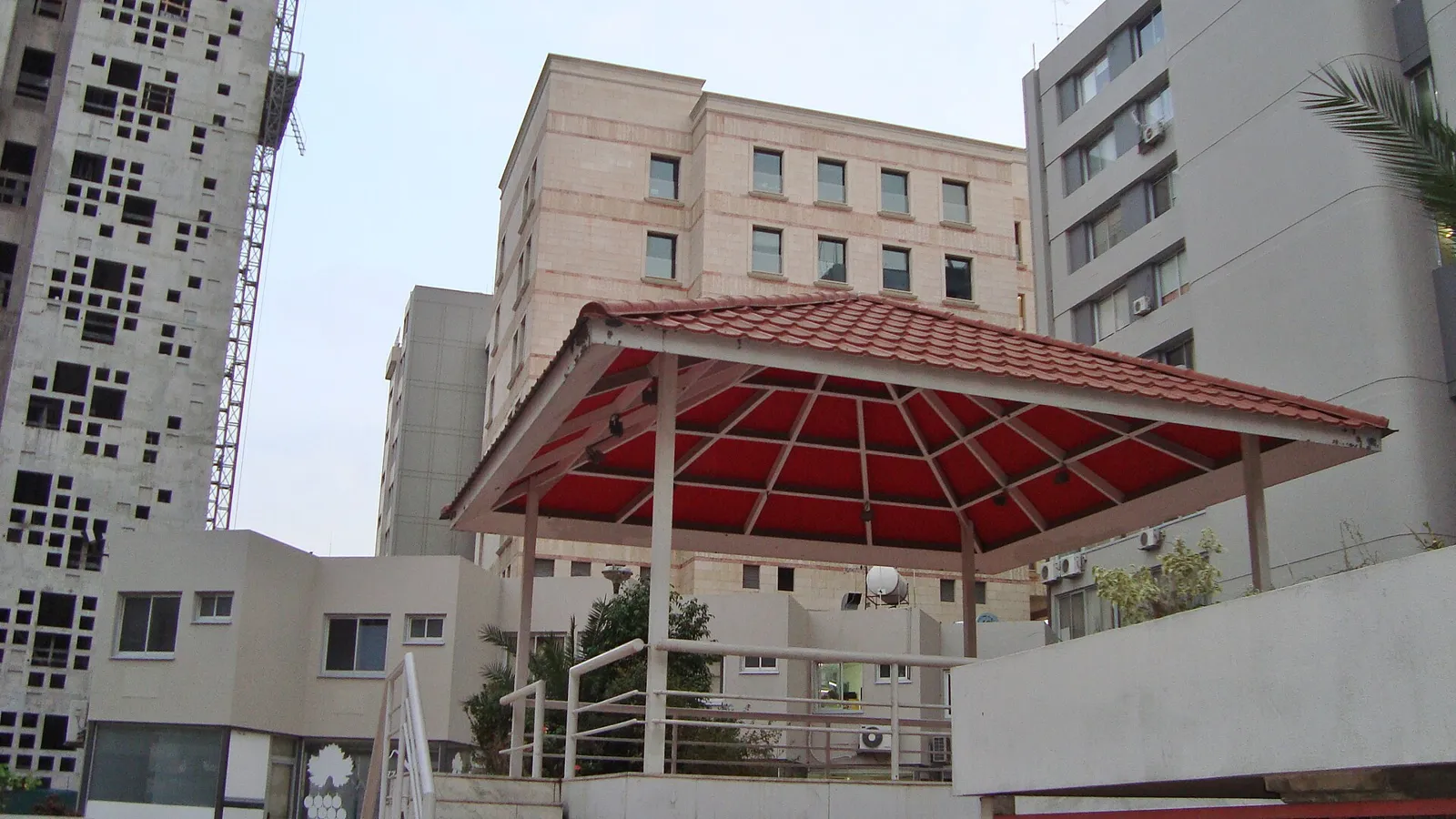 Makariou Avenue in central Nicosia, Cyprus