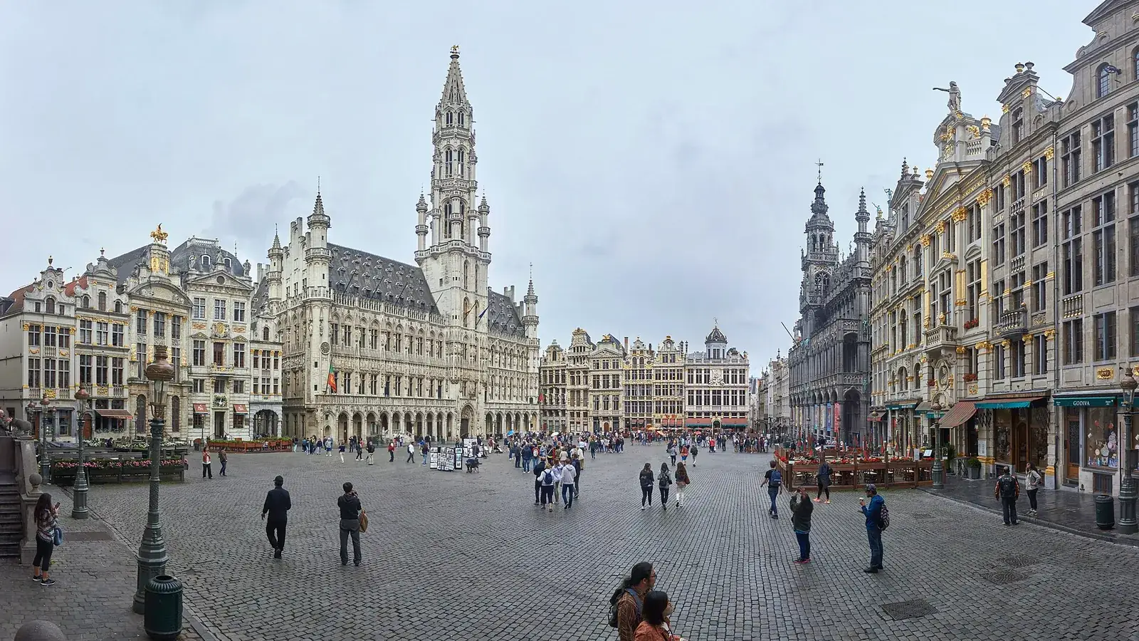 Panorama of the Grand-Place in Brussels, Belgium